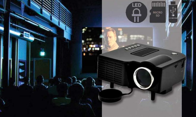 Hordozható LED projektor