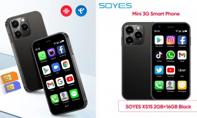SOYES XS16 3'' Android okostelefon